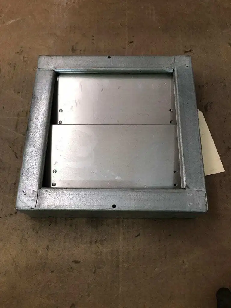 10″ X 10″ X 3″ Aluminum Exhaust Shutter