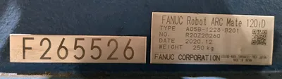 USED 2020 FANUC ArcMate 120iD + R-30iB PLUS + TPS 400i