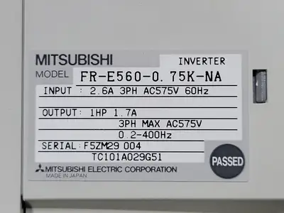 USED MITSUBISHI FR-E560-0.75K-NA