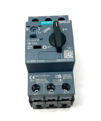 USED SIEMENS SIRIUS MOTOR PROTECTION CIRCUIT BREAKER SIZE S00