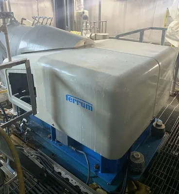 Ferrum P-40/2 pusher centrifuge, 316SS.