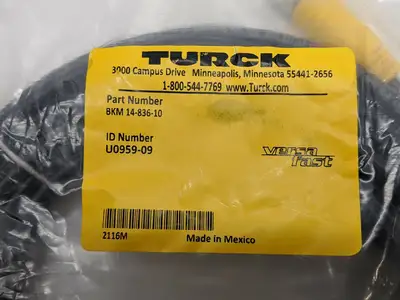 New | in-Stock TURCK VERSAFAST STRAIGHT 14 PIN 10 CONDUCTOR FEMALE Pins | Maverick Industrial Sales #1106797