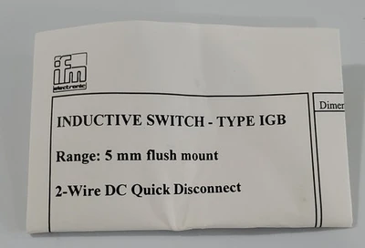 NEW IFM IGB2005ARKG/UP/US100IRS