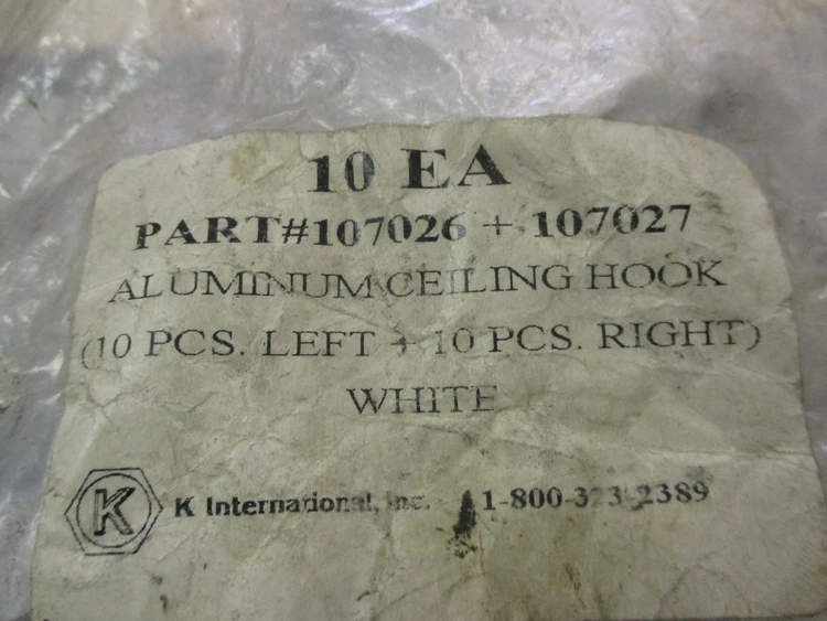 New | in-Stock K. International 107026 + 107027 Misc Fasteners Arizona US | ASSET CONVERSION SPECIALISTS, INC. #312124