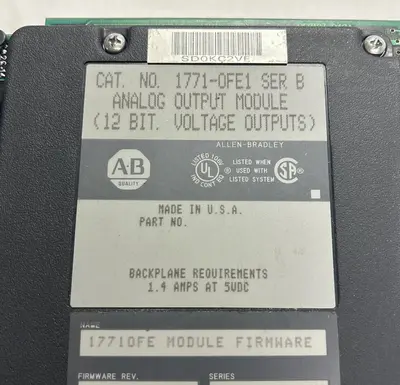 USED ALLEN-BRADLEY 1771-OFE1