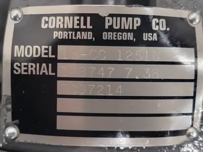 NEW CORNELL PUMP 1W-CC 1251S