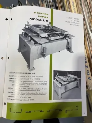 LOCKFORMER L-9 Roll Formers | 520 Machinery Sales LLC (6)