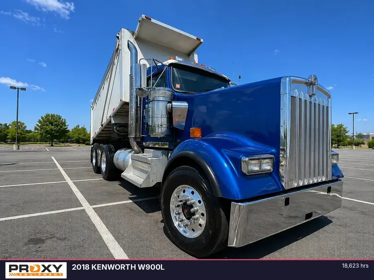 Used 2018 KENWORTH W900L Dump trucks New Jersey US | Proxy Equipment #1388681