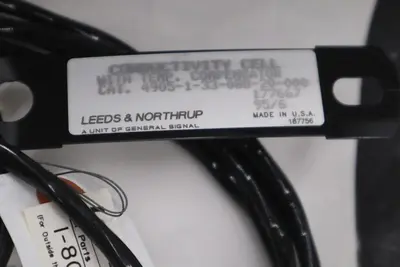 NEW OPEN BOX Leeds & Northrup 4905-1-33-088-20-000 Conductivity Cell STK G264A