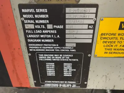 USED MARVEL / ARMSTONGBLUM MFG CO. 8MARKII