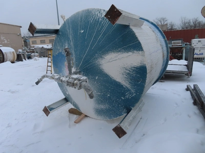 3,000 gallon Vertical Stainless Steel Tank, cone bottom