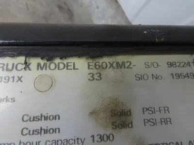 General Electric 5BT1366B164A Traction Motor 48/36VDC Hyster E60XM2-33 Forklift