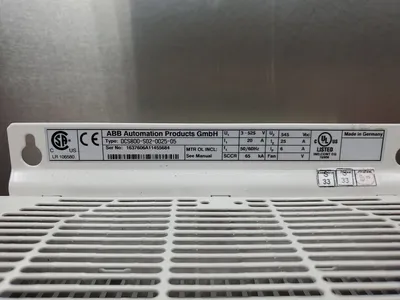 ABB DCS800-S02-0025-05 DC Drive, 3-Phase 20A. 1-D0