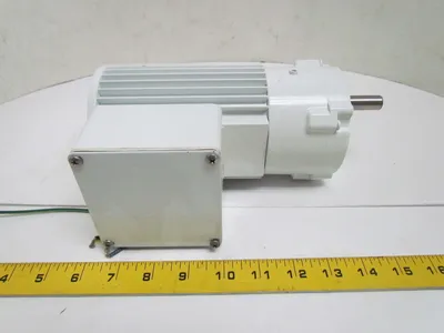 Baldor 2416C Industrial Motor 115V 1PH 18.6 RPM Gear Reducer Gearmotor 90:1