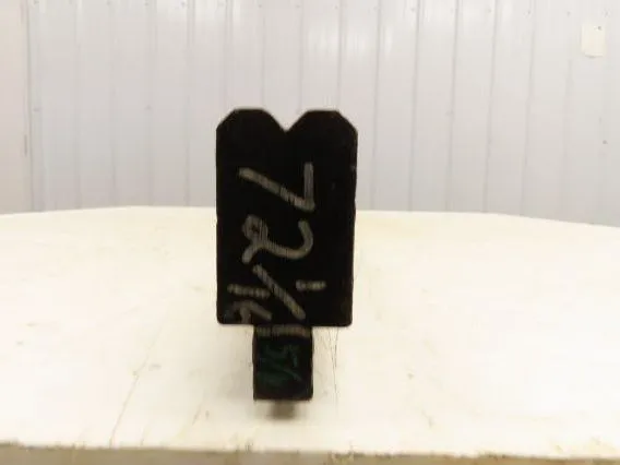Press Brake Die 72-1/16" Long 90° V 5/16" W 5/32" D 1-3/4" H 1/2" Tang