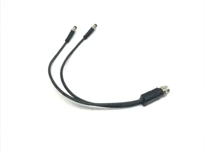 USED ESCHA SPLITTER Y-CABLE M12 TO DUAL M8, 8075852