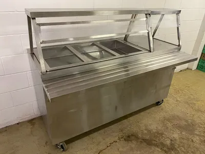 152-0381 Atlas Self Contained Cold Food Salad Bar Buffet