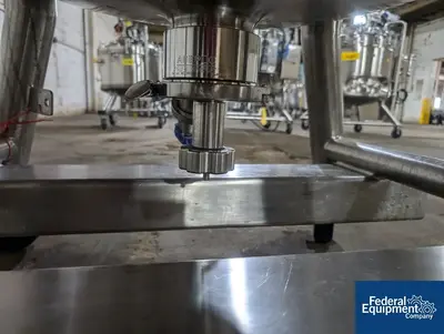 USED Pure-Flo Precision 500 Liter Pure Flo Precision Reactor, AL6XN S/S, 45/125#