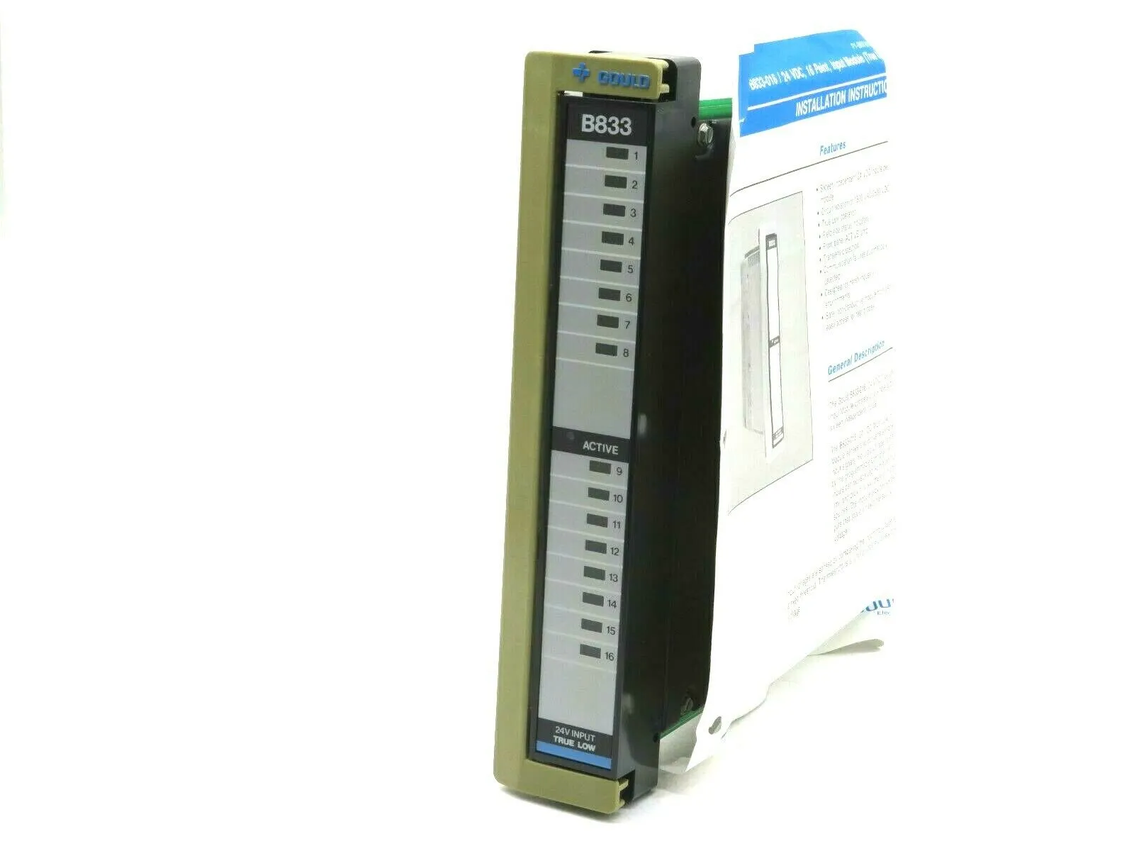 NEW GOULD MODICON AS-B833-016 INPUT MODULE 24V ASB833016