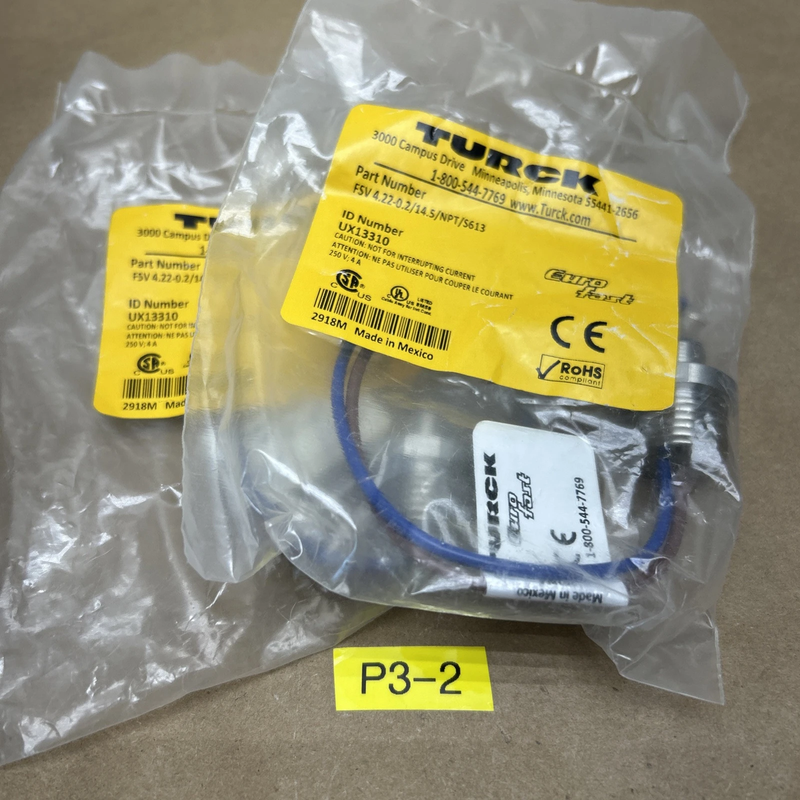 NEW Turck FSV 4.22-0.2/14.5/NPT/S613