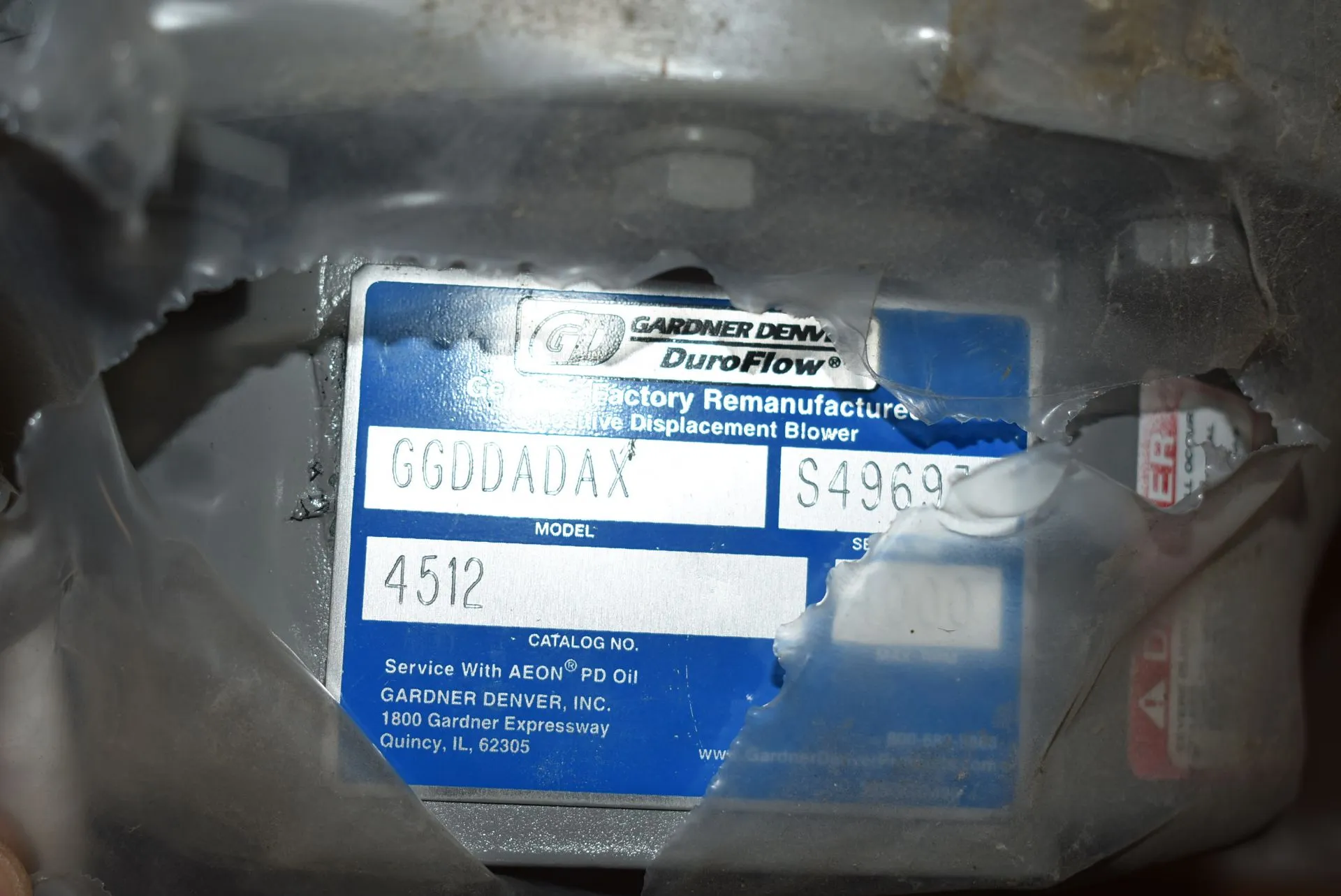 USED Gardner Denver 4512 GGDDADAX