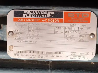 USED RELIANCE ELECTRIC 01MAF96188G001TW