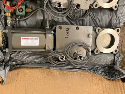 3" 150# Orbinox ET Knife Gate Valve Air Operated , New Storeroom Spare