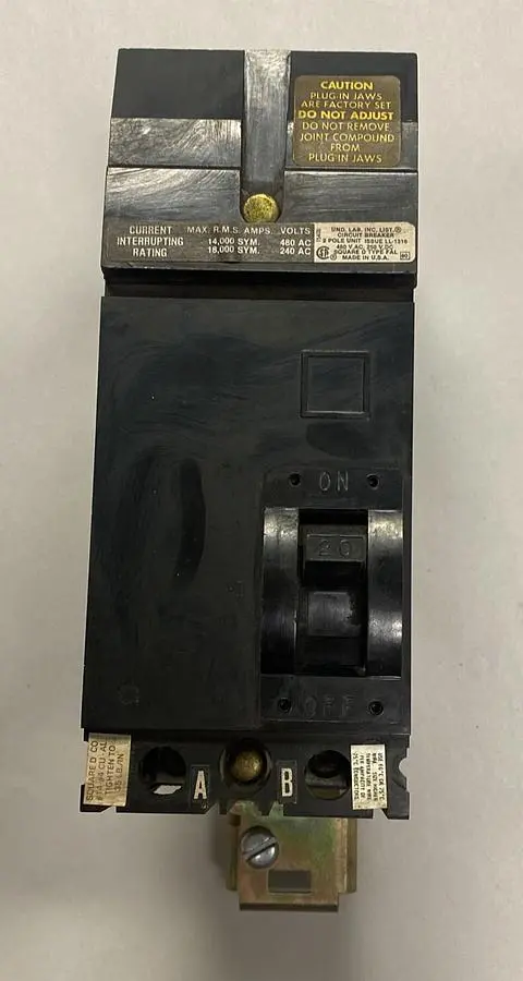 Used SQUARE D FA24020AB Circuit Breakers | Surplus Asset Holdings #1189084
