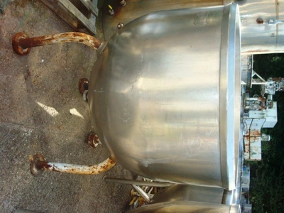450L S/S Open Top Hemispherical Pan