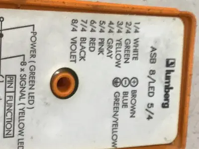 USED LUMBERG ASB8/LED5/4