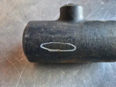 2" x 1" Reducing-Tee Butt Weld WP22