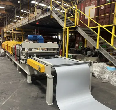 Ribbed Metal Roof Panel Roll Forming Machine USA