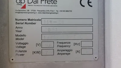 2021 DAL PRETE IWATER Stone Equipment | Platinum Group (5)
