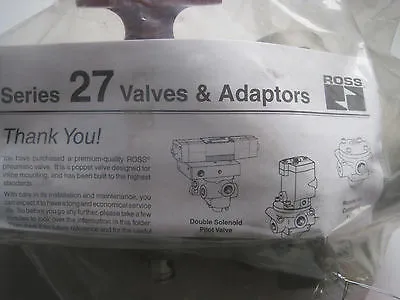 NEW ROSS CONTROLS 2773A7072 VALVE