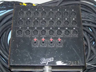 Rapco XLR & 1/4" Pro Audio Connection Box / Snake
