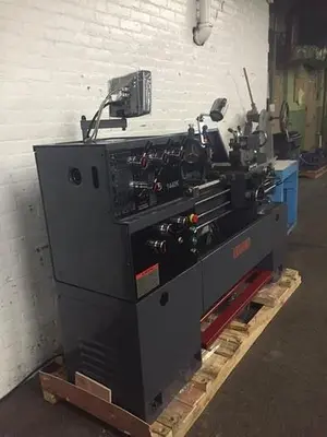 Clark 14″ x 40″ Geared Head Toolroom Lathe – Inch/Metric – NEW! W/DRO, TOOLING