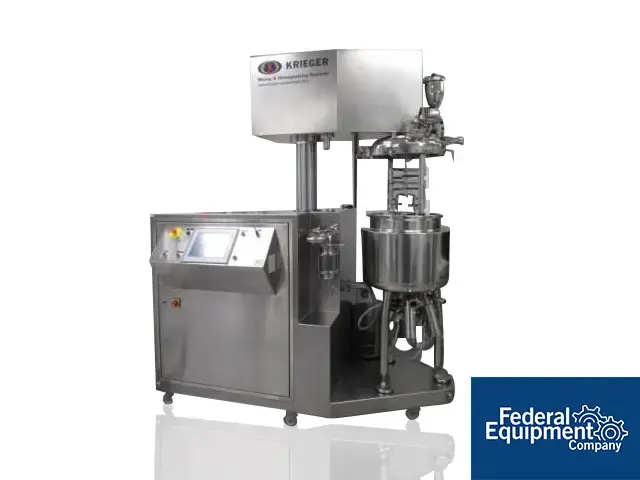 Used Krieger 50 Liter Krieger Vacuum Homogenizer Mixer, Model MMD50, S/S Mixers Ohio US | Federal Equipment Company 22 #126264