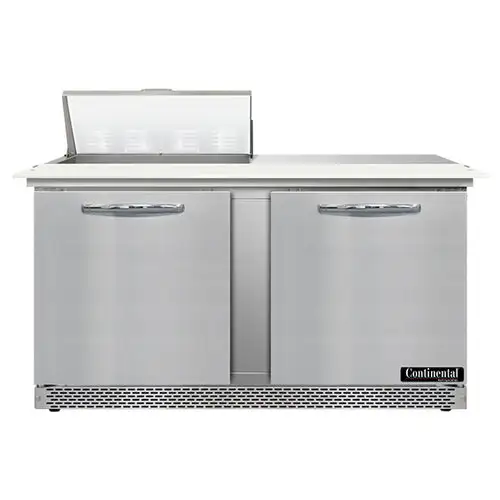 Continental SW60N8C-FB 60" Sandwich/salad Prep Table W/ Refrigerated Base, 115v