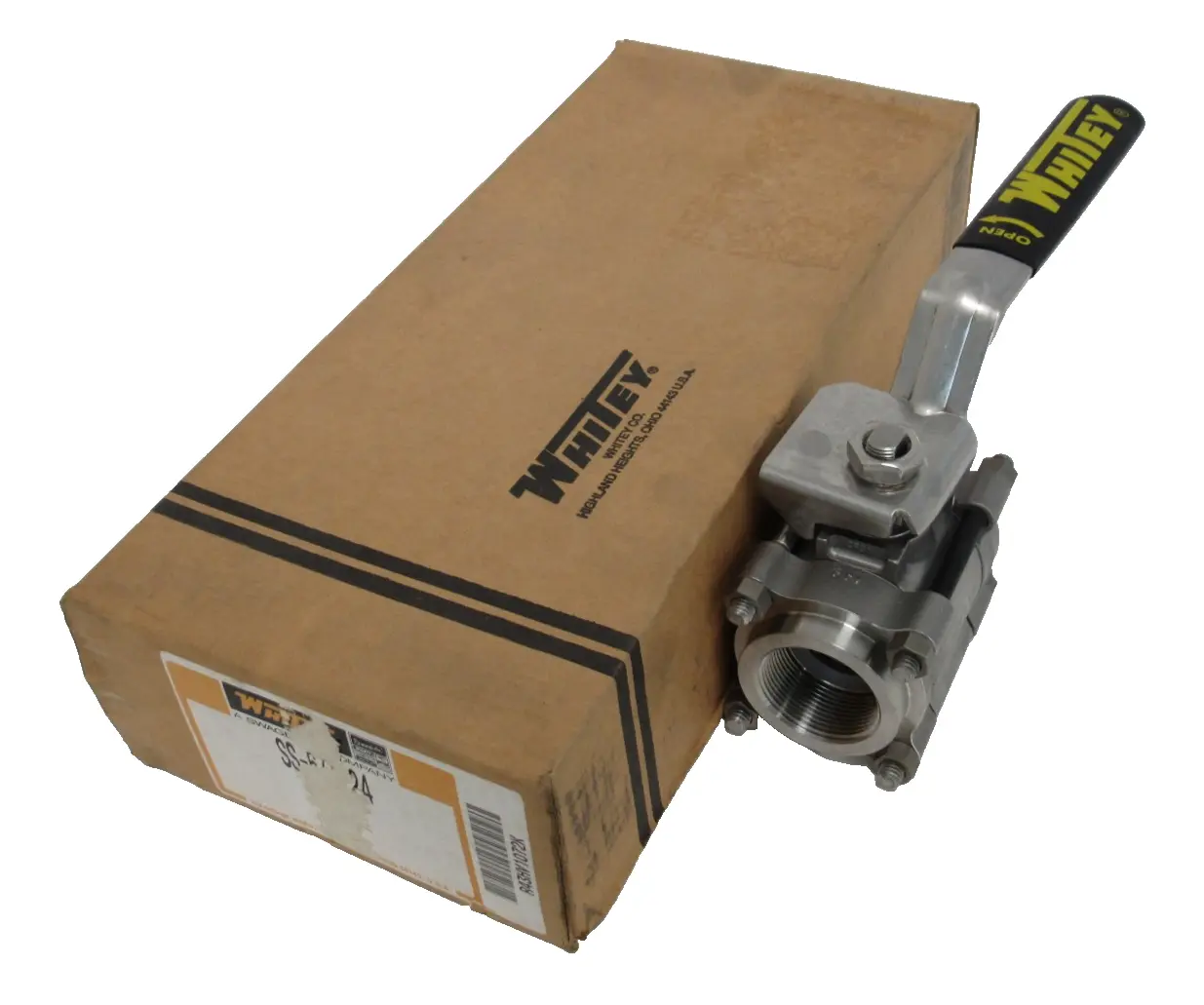 NEW WHITEY SS-67TF24 BALL VALVE 1-1/2" SS67TF24