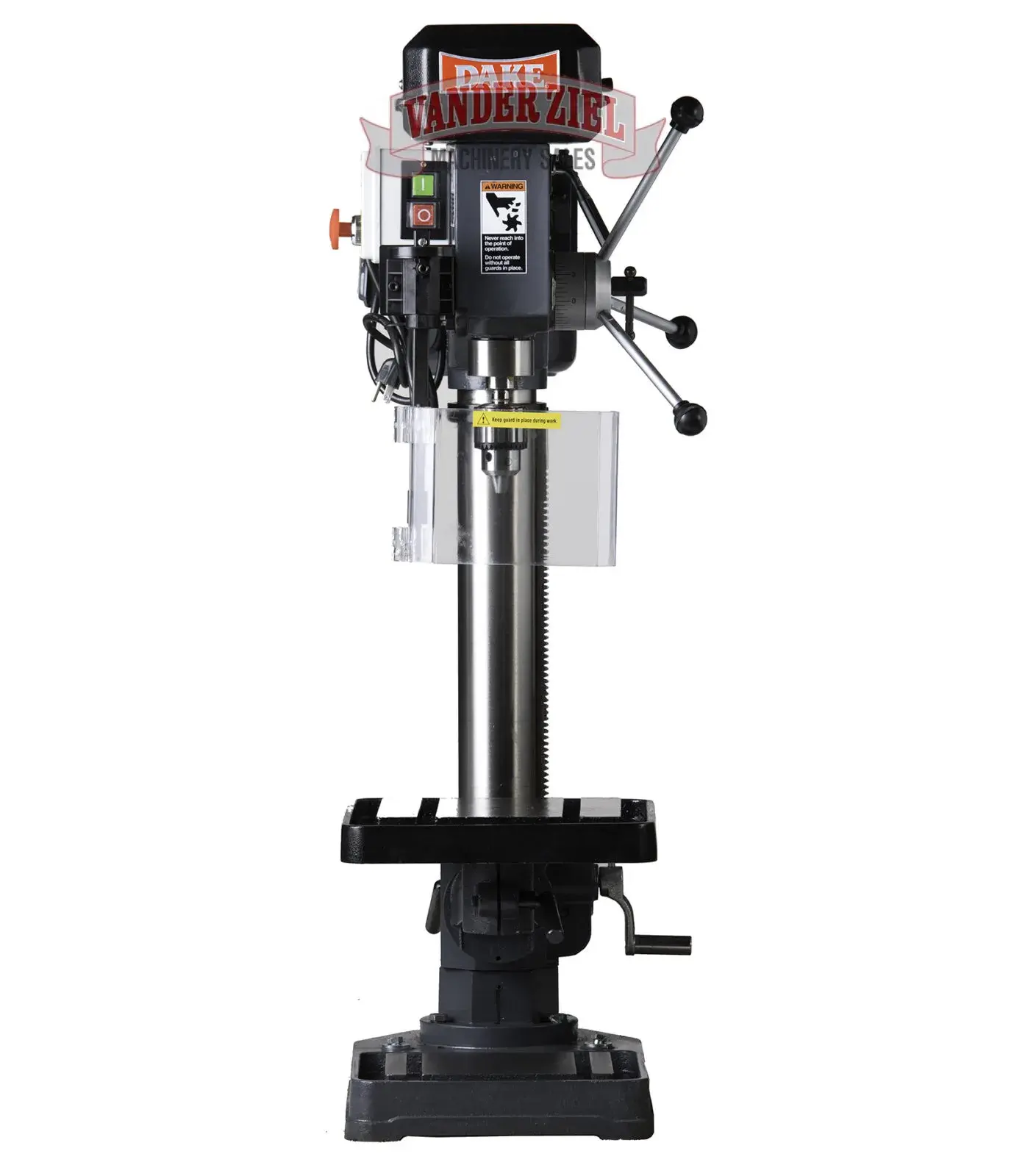 New | in-Stock DAKE TB-16 Heavy Duty & Sensitive Single Spindle Drills Michigan US | Vander Ziel Machinery Sales #480099