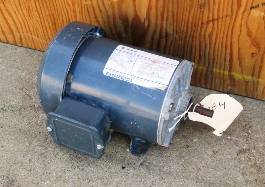 1/6 HP GE Electric Motor, Single Phase, 1140 rpm