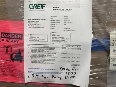 NEW ALLEN-BRADLEY MCC ENCLOSURE W/ 500HP POWERFLEX 755 DRIVE 20G1AJE460JN0NNNNN