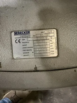 2016 BECKER VTLF 2.500/0-79 Vacuum Pumps | CNC EXCHANGE (2)