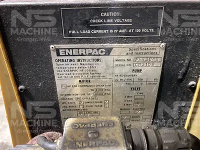 50 ton Enerpac Hydraulic H-Frame Press