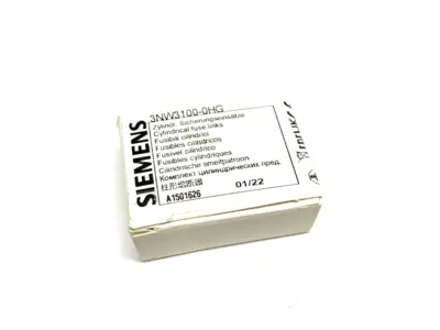 USED SIEMENS SENTRON CYLINDRICAL FUSE SLOW-BLOW 10A