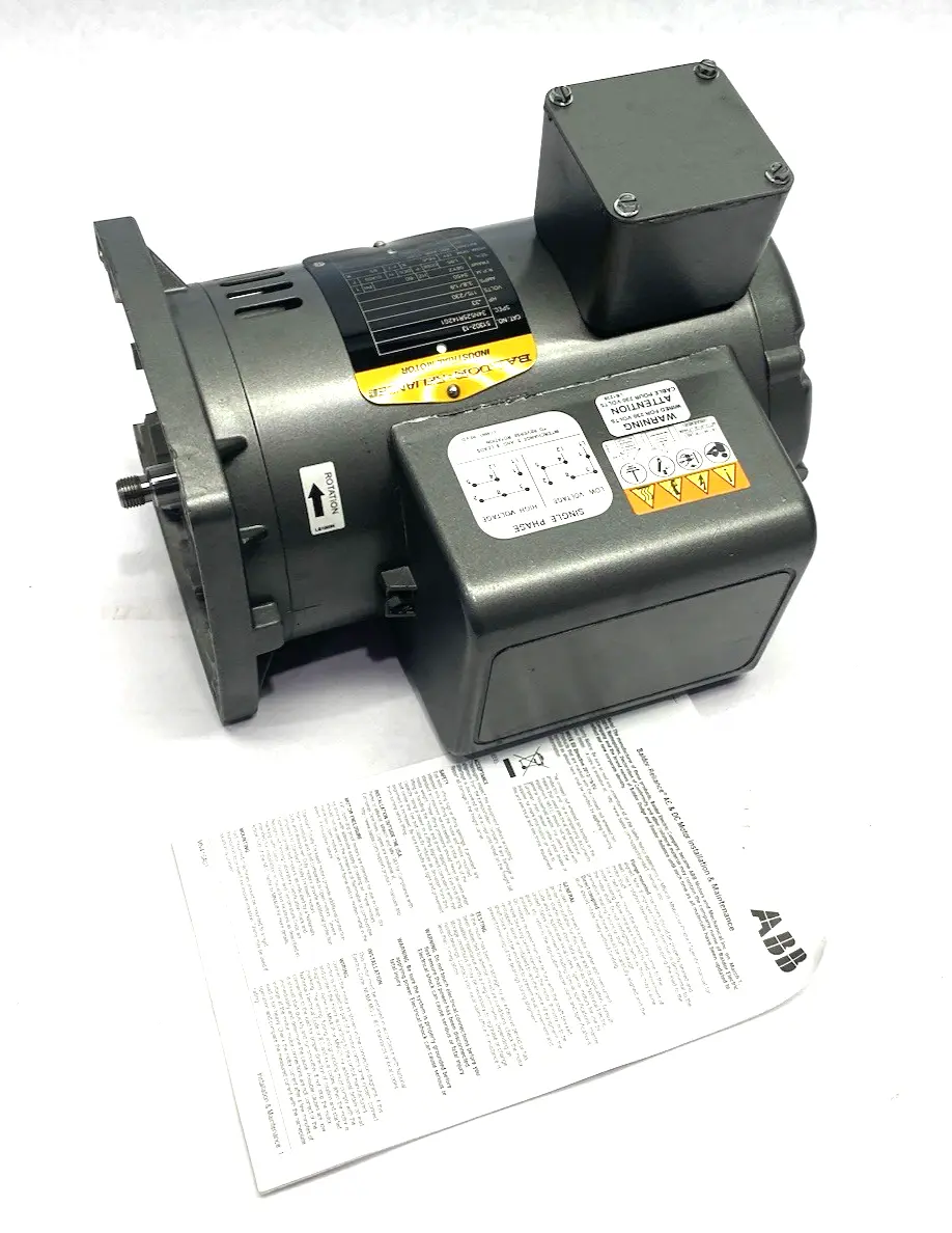 Used ABB, Baldor-Reliance Electric Motor 1-Phase 3450rpm 0.33HP 34N525R142G1 A.C. Motors Michigan US | Maverick Industrial Sales #1391771