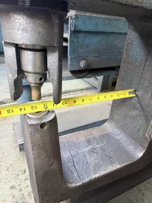 150 TON FRANKLIN MANUFACTURING C FRAME PORTABLE FMI HYDRAULIC WEB PUNCH: STOCK #23390