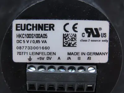 Euchner HKC100S100A05 Handwheel For Handheld Pendant 100 Detents/Rev Magnetic