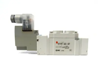 USED SMC SY7120-5DZ-02T SOLENOID VALVE SY71205DZ02T