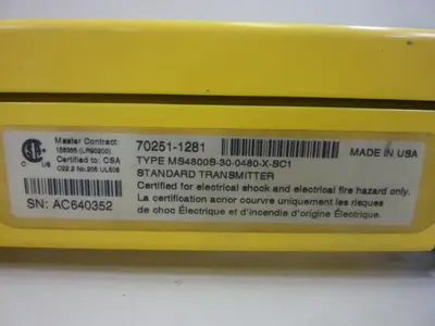 USED OMRON MS4800S-30-0480-X-SC1